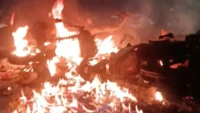 Dua Motor Dibakar Massa Aksi di Pejompongan