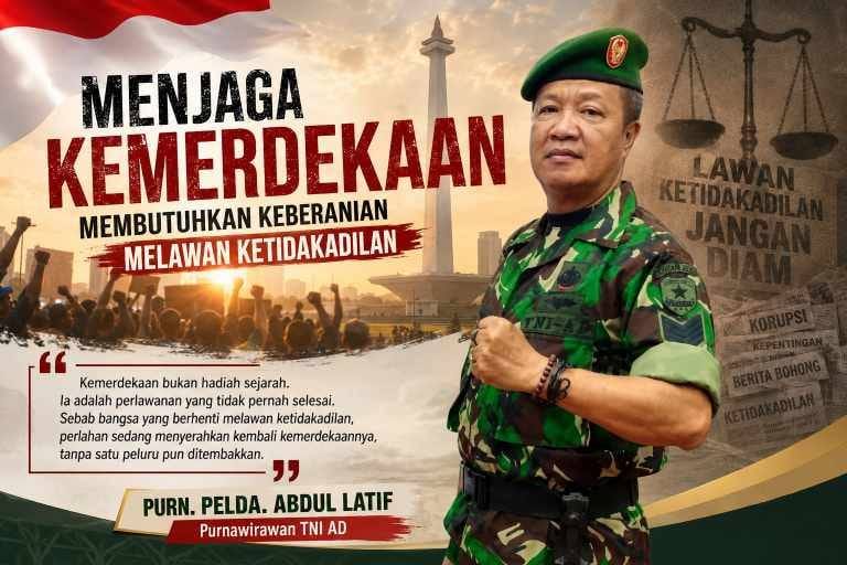 file_000000002b3081fa83ad2df4eaf07090 Refleksi Kemerdekaan, Purnawirawan TNI Abdul Latif Serukan Keberanian Menjaga Nurani