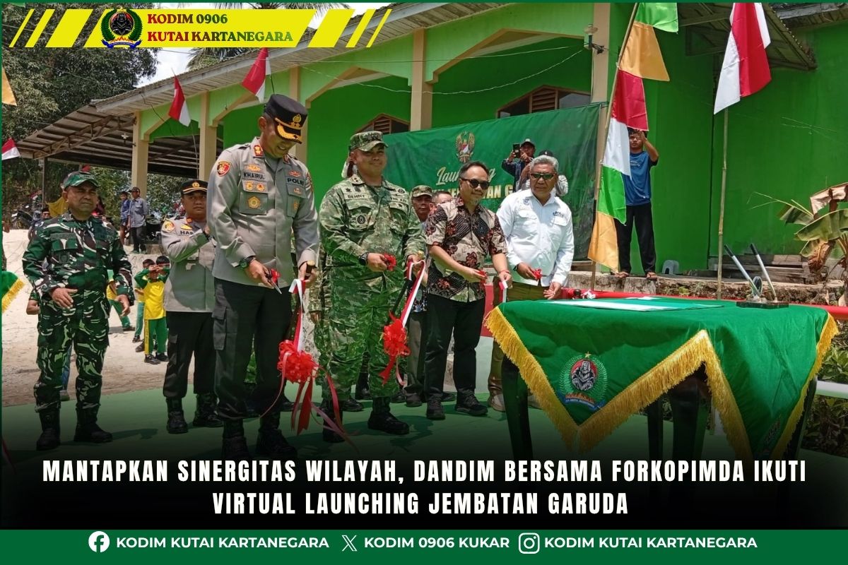 foto website - 2026-08-13T162106.028 Mantapkan Sinergitas Wilayah, Dandim Bersama Forkopimda Ikuti Virtual Launching Jembatan Garuda