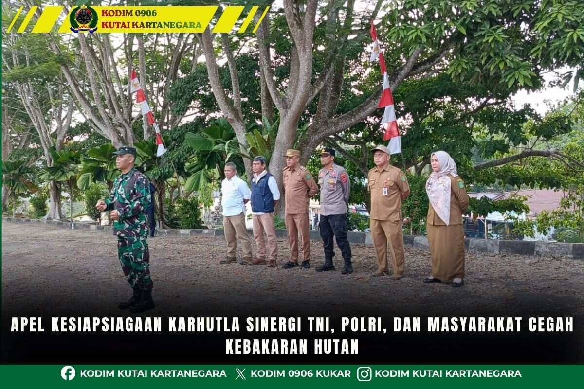 Apel Kesiapsiagaan Karhutla, Sinergi TNI, Polri, dan Masyarakat Cegah Kebakaran Hutan