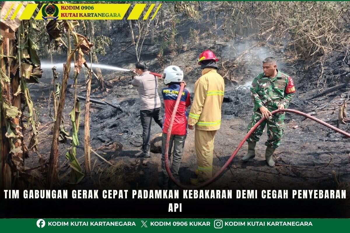 foto website (50) Tim Gabungan Gerak Cepat Padamkan Kebakaran Demi Cegah Penyebaran Api