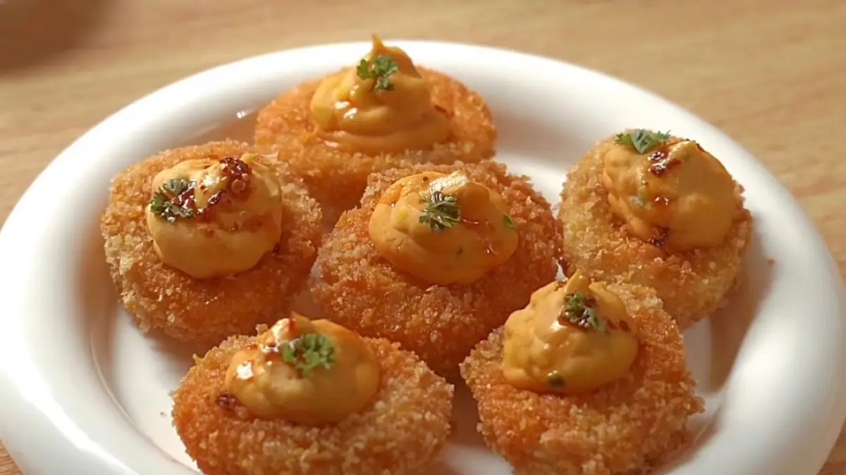 Menyajikan Telur Rebus Renyah: Resep Fried Deviled Egg