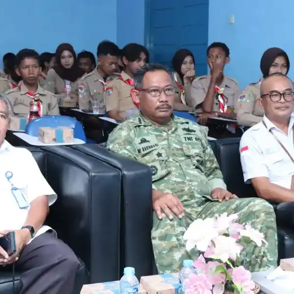 Kodaeral XIV Sorong Ikuti Grand Launching Ekstrakurikuler Korps Kadet Republik Indonesia (KKRI)