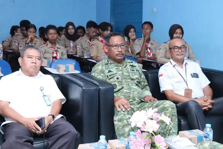 Kodaeral XIV Sorong Ikuti Grand Launching Ekstrakurikuler Korps Kadet Republik Indonesia (KKRI)
