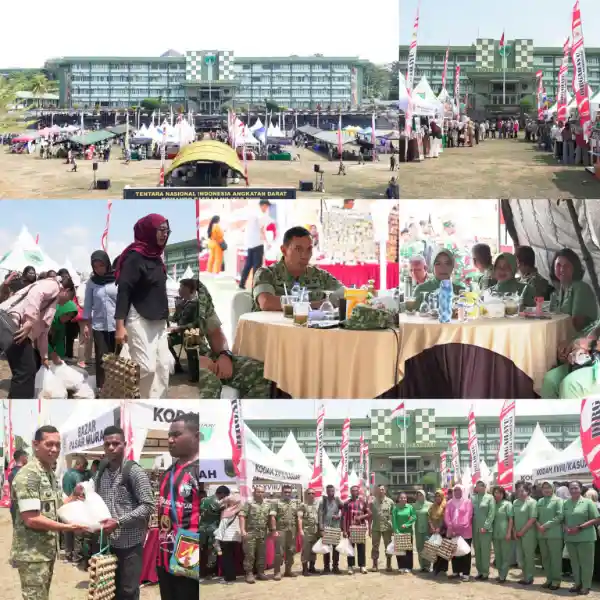 IMG-20260924-WA0033 Semarak HUT ke-81 TNI, Kodam XVIII/Kasuari laksanakan Bazar dan Pasar Murah