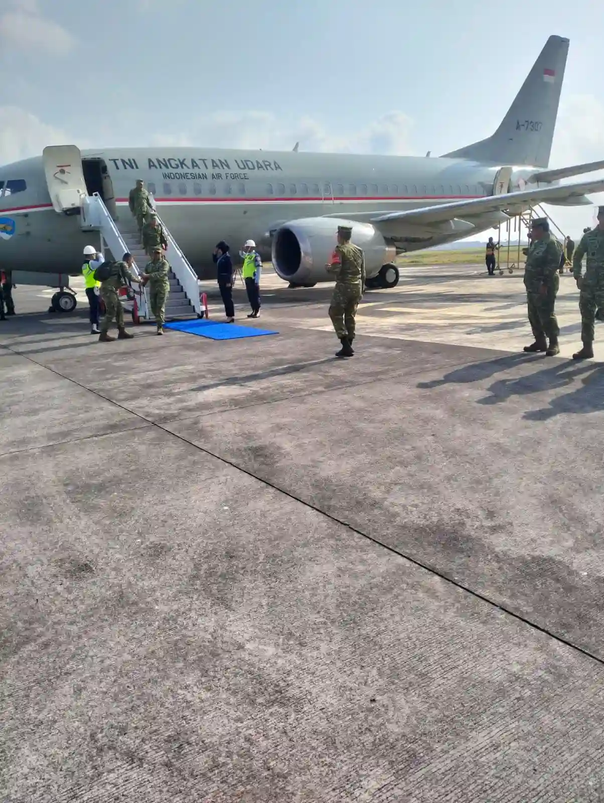 Tiba di Juanda, Pangkohanudnas Marsdya TNI Andyawan Martono Kunjungi Jawa Timur