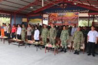 Dandim 0908/Bontang Hadiri Launching Posko Bersama Penanganan Karhutla Di Kota Bontang