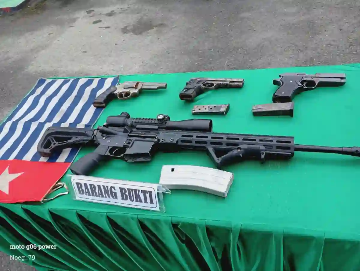 Empat Anggota OPM Serahkan Senjata dan Kembali ke Pangkuan Ibu Pertiwi