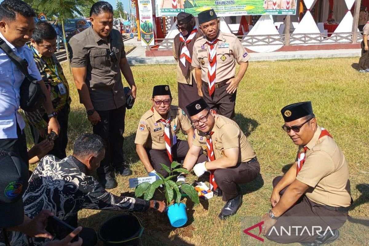Pelaksanaan Kemah Pramuka Madrasah Provinsi di Kabupaten Gowa
