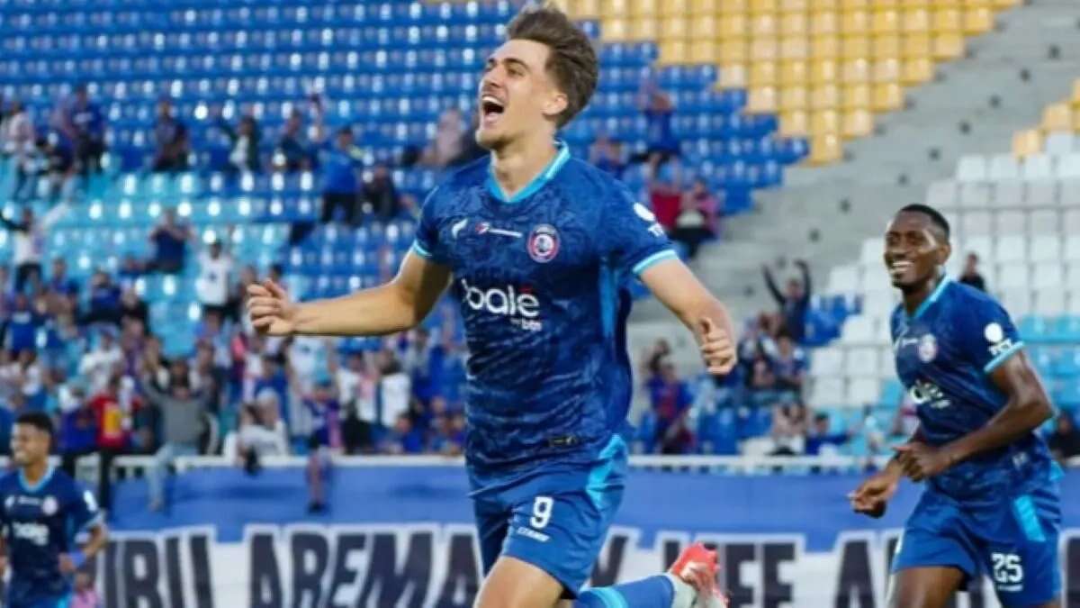 Mauro Zijlstra Cetak Gol Perdana Bersama Arema FC