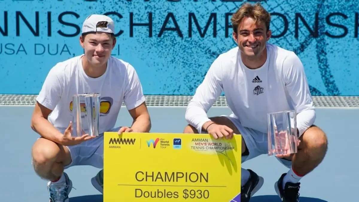 Kekalahan Rafalentino Ali Da Costa dan Ethan David Zapp di Final Turnamen Tenis Internasional