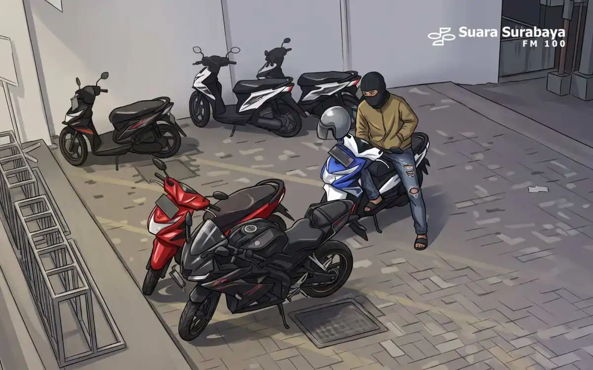 Daftar Sepeda Motor Hilang yang Dilaporkan di Surabaya