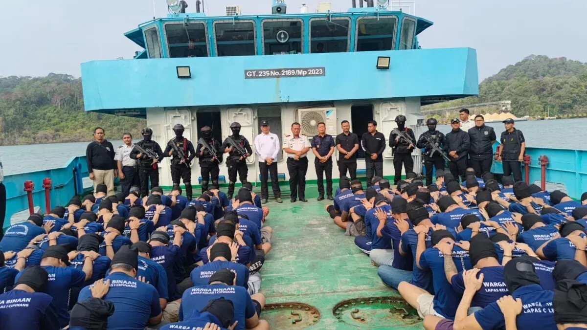 Pemindahan 123 Narapidana ke Nusakambangan