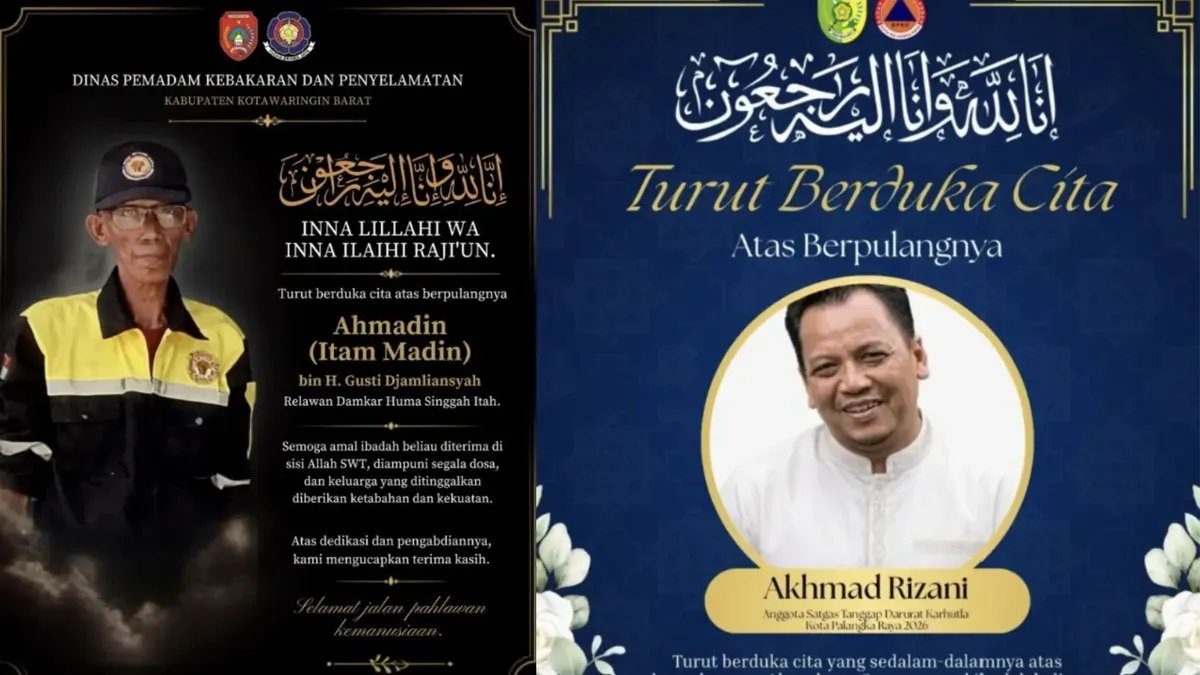 Tragedi Dua Relawan Kebakaran Hutan di Kalimantan Tengah