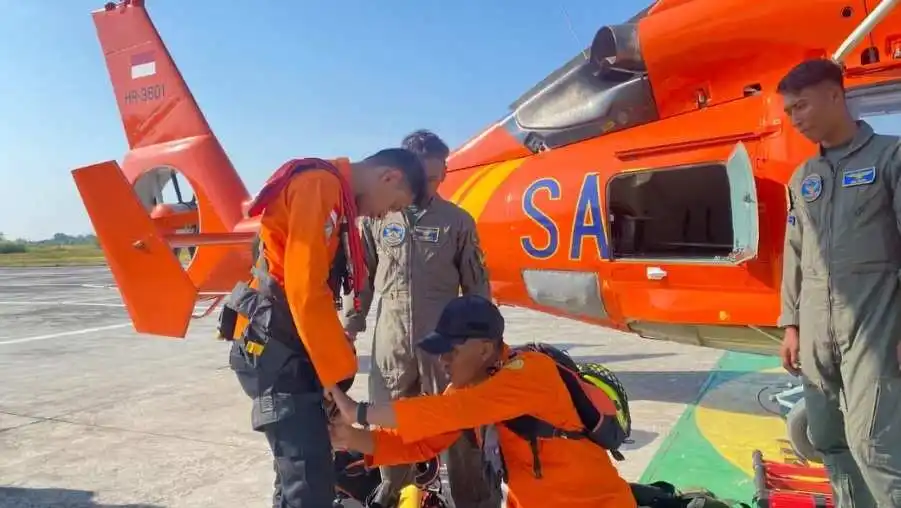 Operasi Pencarian Kapal Virgo Transport 8 di Laut Jawa