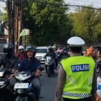 Kemacetan di Jalan Raya Cinere akibat Proyek Galian