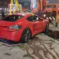 Kecelakaan Mengerikan Mobil Sport di Tol Desari