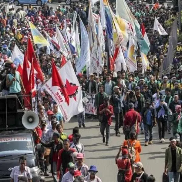 Rekayasa Lalu Lintas Menyambut Demo Buruh di Jakarta
