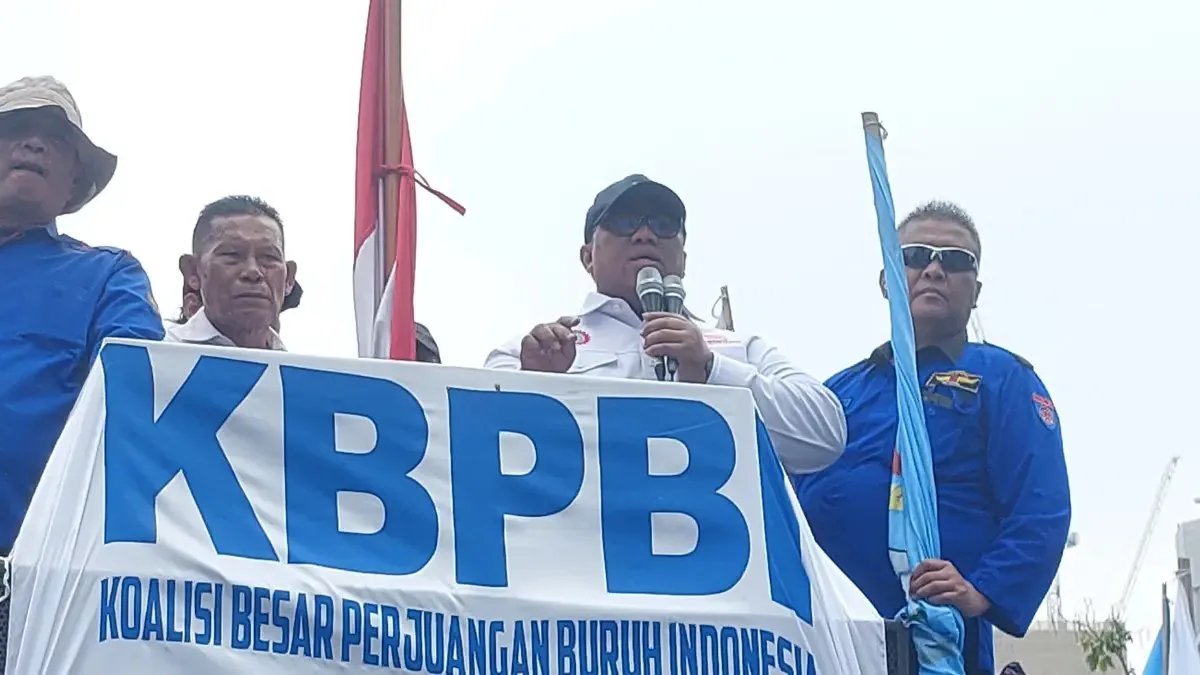 Aksi Buruh Menanti Tanggapan DPR Hingga 30 September
