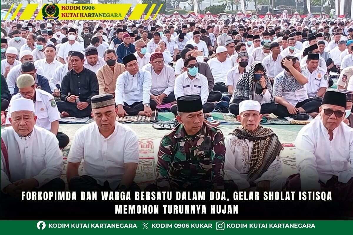 Forkopimda dan Warga Bersatu dalam Doa, Gelar Sholat Istisqa Memohon Turunnya Hujan