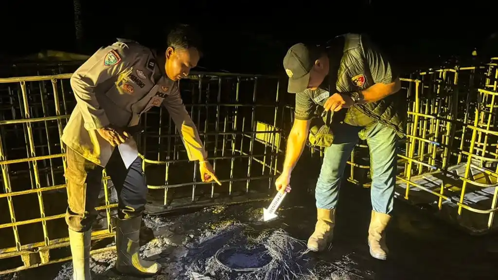 Pemilik Penampungan Minyak Sulingan Ilegal di Musi Banyuasin Diamankan Usai Kebakaran