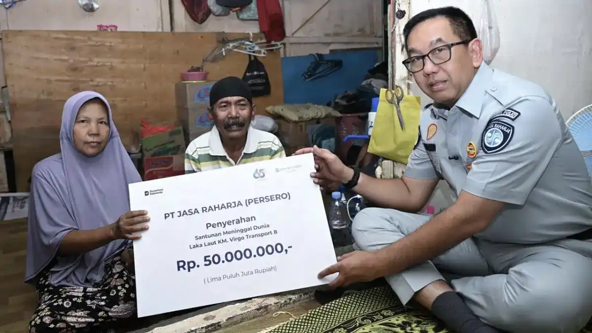 Santunan Korban KM Virgo Transport 8 Capai Rp4,358 Miliar untuk 65 Orang