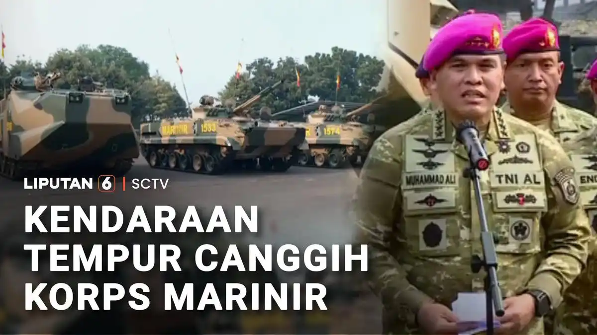TNI AL Terima Bertahap 12 Kendaraan Tempur Amfibi AAV M35 untuk Korps Marinir