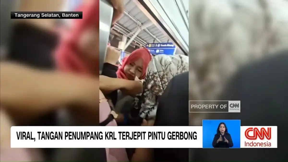 Penumpang KRL Berdesakan di Stasiun Duri, Video Tangan Terjepit di Jurang Mangu Viral