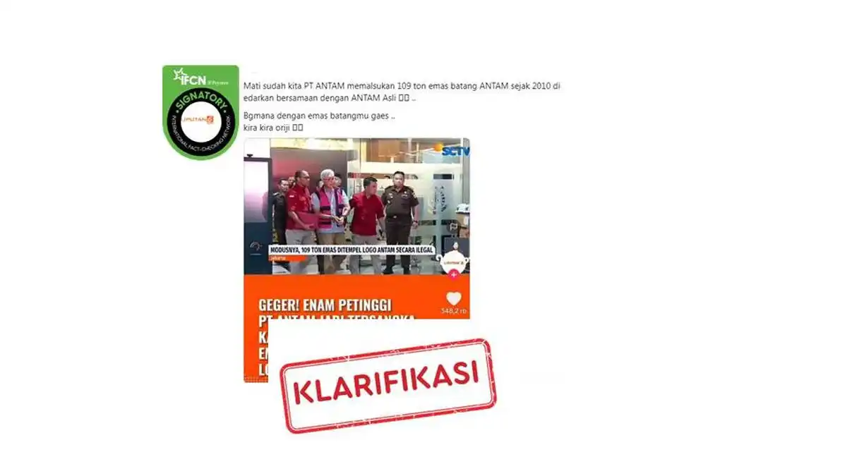 Jejak Hoaks yang Mengatasnamakan Antam: Klaim Covid-19 hingga Emas Palsu