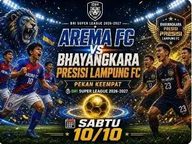 Duel Arema FC vs Bhayangkara FC diprediksi berlangsung ketat