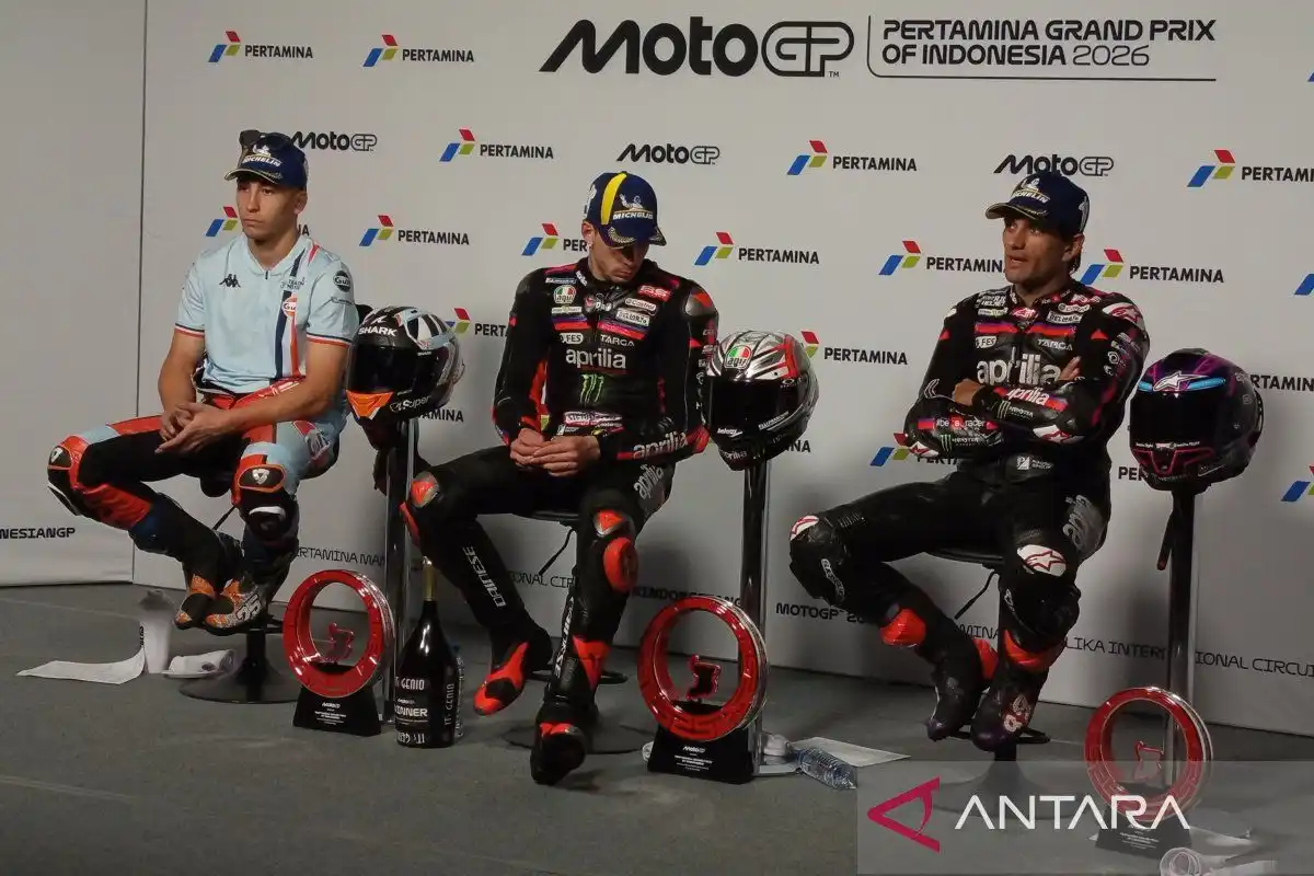 Jorge Martin puas raih podium ketiga di Mandalika Jorge Martin puas raih podium ketiga di Mandalika