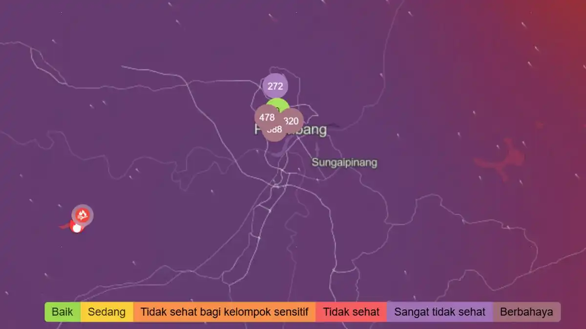 Asap Karhutla dan Suhu Tinggi Membayangi Sumatera Selatan