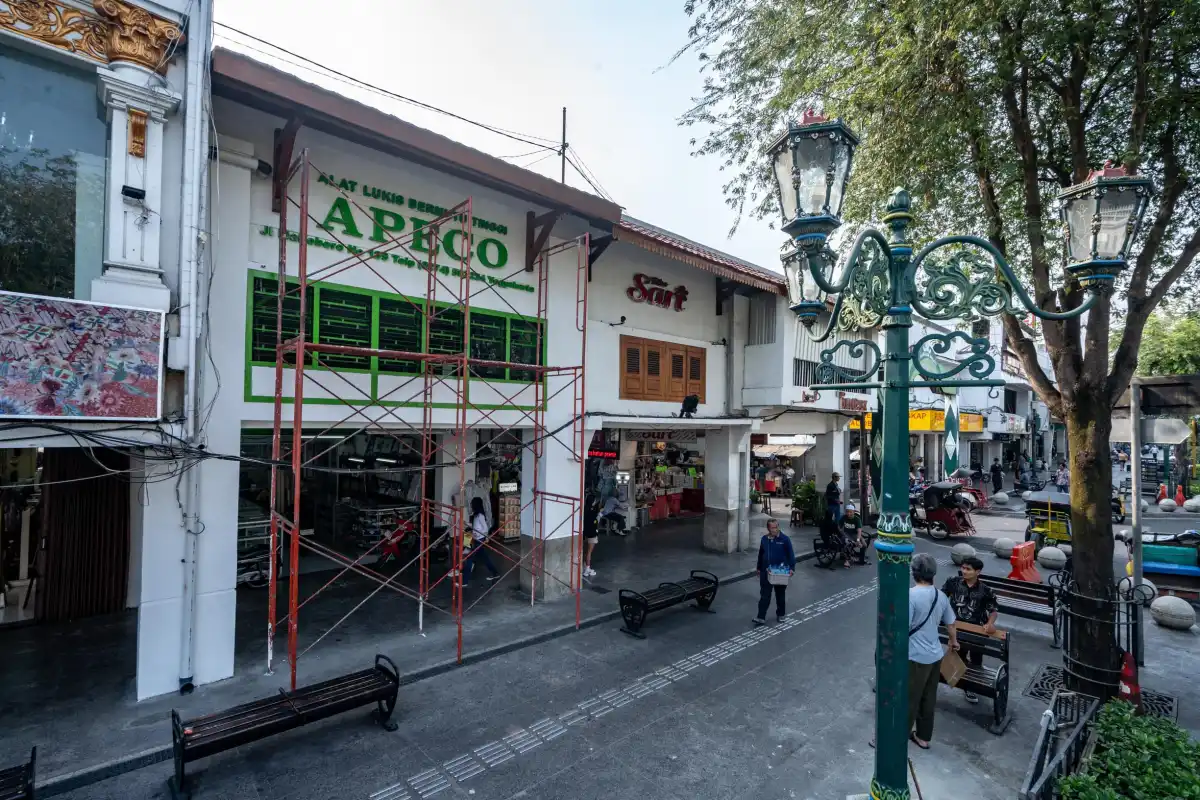 Penataan Fasad Bersejarah di Koridor Malioboro Berlangsung Bertahap