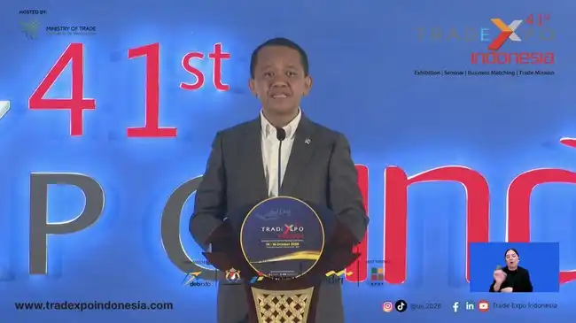 Bahlil Mewakili Prabowo Membuka Trade Expo Indonesia ke-41 di ICE BSD