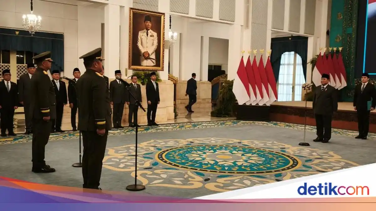 Prabowo Lantik Maruli sebagai Wakil Panglima TNI dan Tandyo sebagai KSAD Prabowo Lantik Maruli sebagai Wakil Panglima TNI dan Tandyo sebagai KSAD