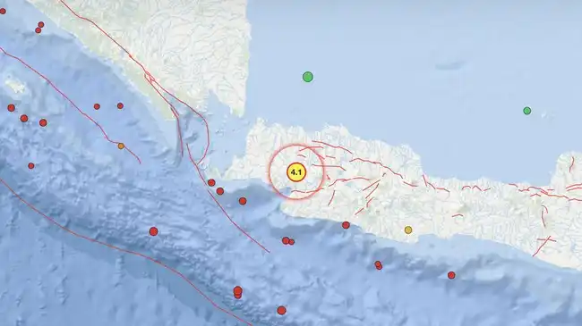 Gempa M 4,1 Berpusat di Darat, Sejumlah Wilayah Bogor dan Sukabumi Terdampak Guncangan