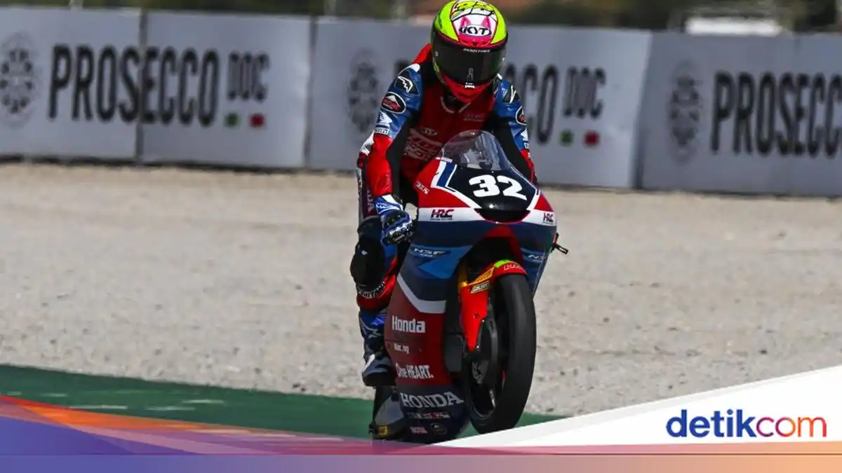 Kiandra Ramadhipa Tutup Musim Moto3 Junior dengan Podium Kedua di Misano