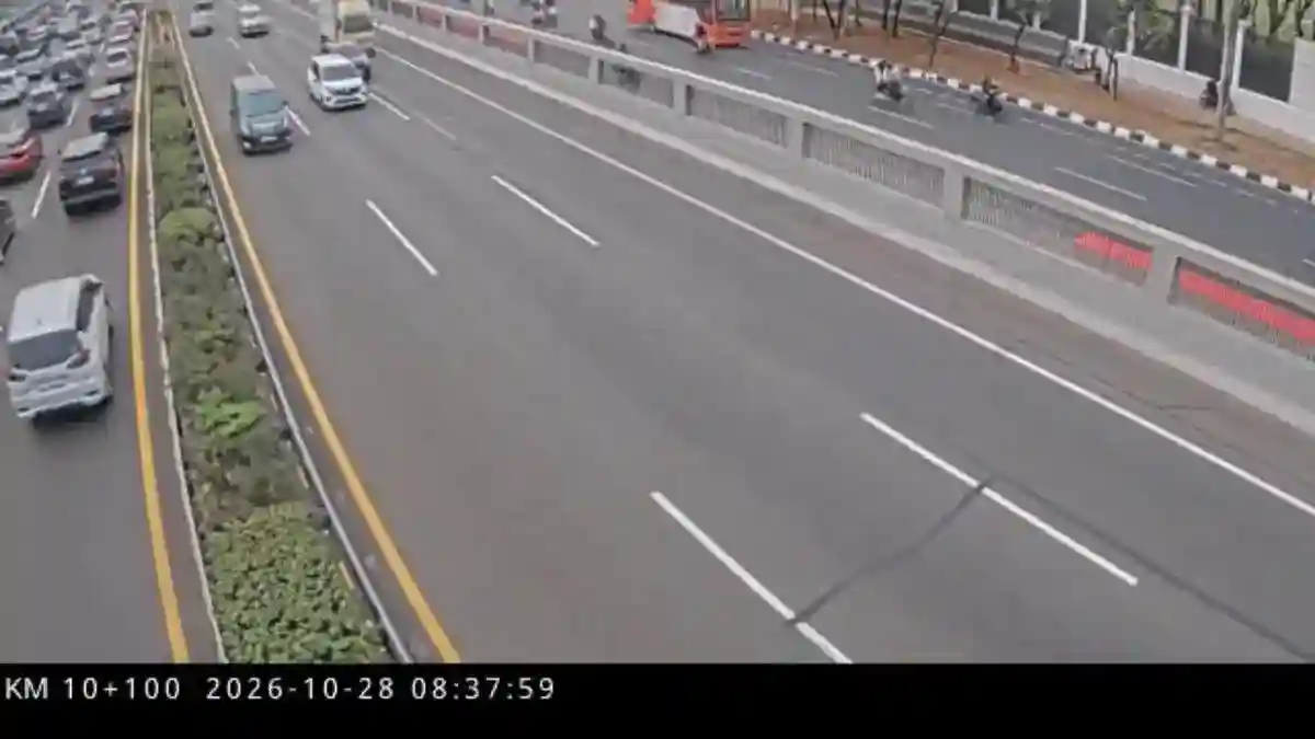Pantauan Tol Dalam Kota Jakarta Menjelang Aksi Demonstrasi 28 Oktober