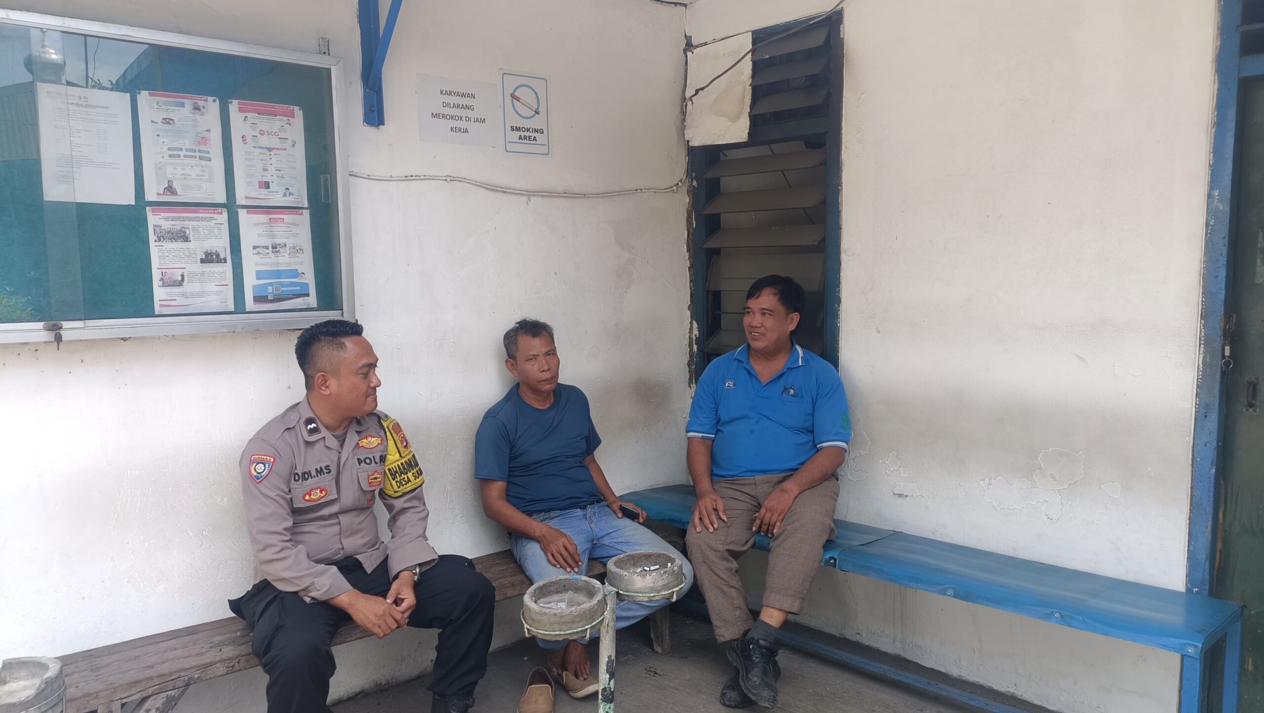 Bhabinkamtibmas Desa Sukanagara Laksanakan Program Poliran, Polisi Peduli Pengangguran