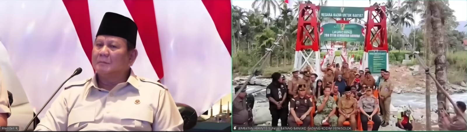 Pangdam Kasuari Dukung Penuh Peresmian 218 Jembatan oleh Presiden Prabowo Subianto “Bukti Kehadiran Negara untuk Rakyat”