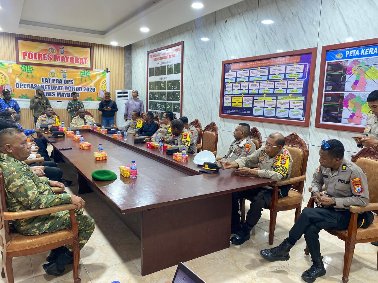 Polres Maybrat Gelar Lat Pra Ops Ketupat Dofior 2026, Perkuat Sinergi Pengamanan Ramadhan dan Idul Fitri